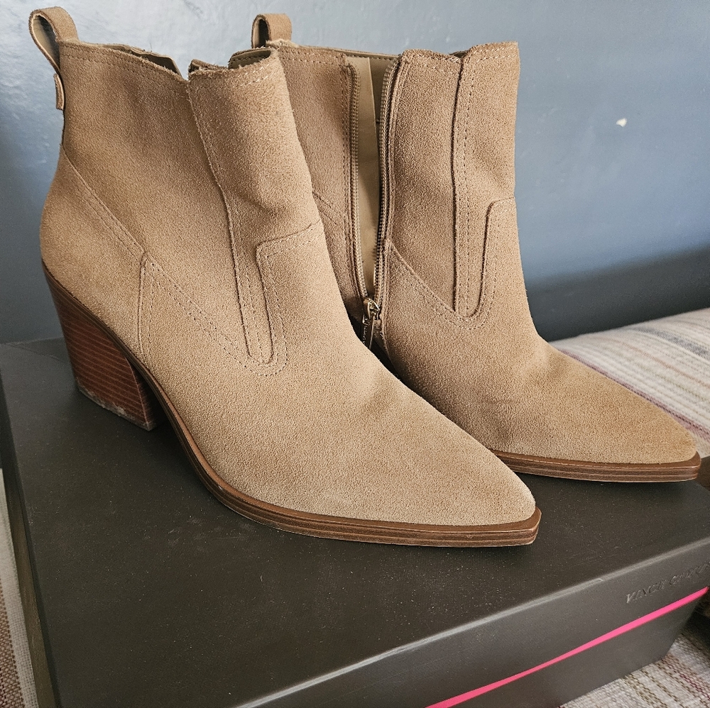 Vince Camuto suede ankle boots